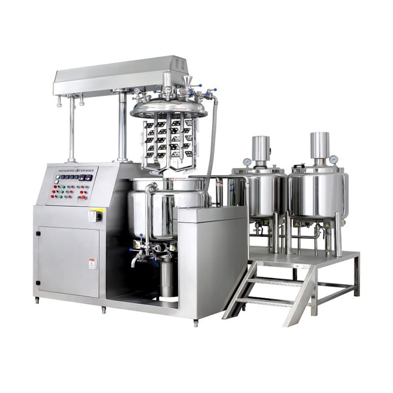 LTRZ-100 Pharmaceutical Automatic Vacuum Mixing Emulsifier Homogenizer for Cosmetic Cream milk