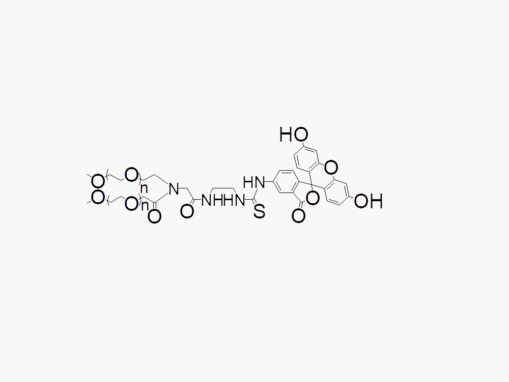 Y-shape PEG Fluorescein isothiocyanate