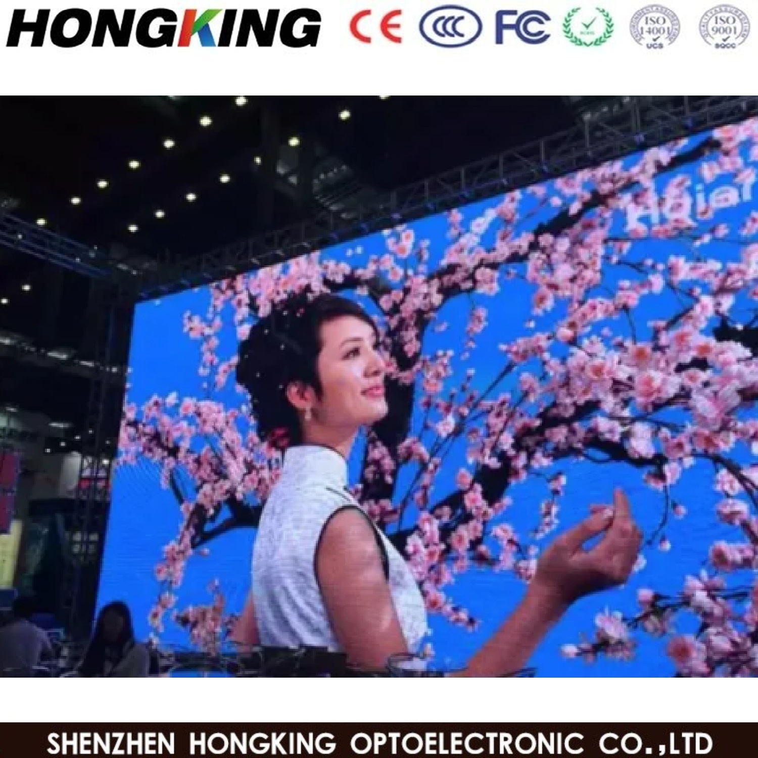 HK-I Series P2.5 Small Pixel Indoor LED Display Screen HD Stage Advertising Video Wall WiFi+5G