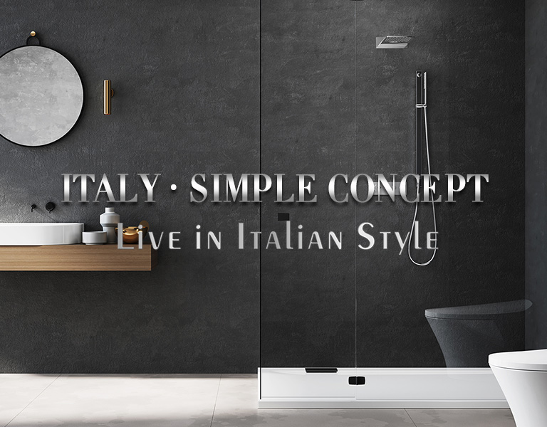 Italy, simple concept