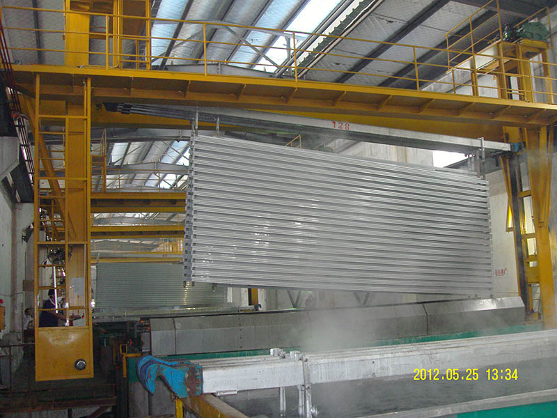 Manual aluminum profile oxidation machine