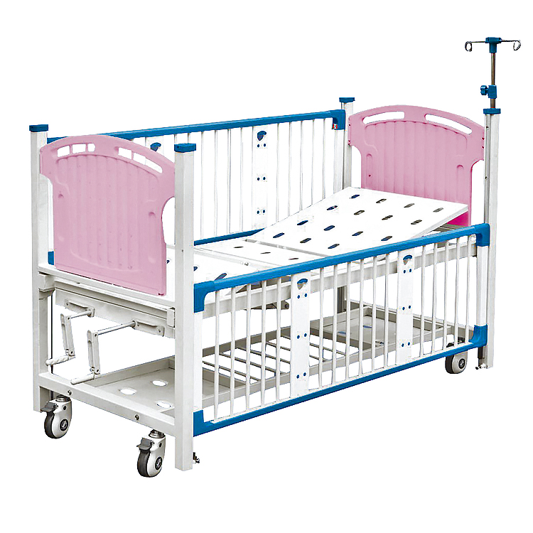 A-18 two crank manual hospital children bed