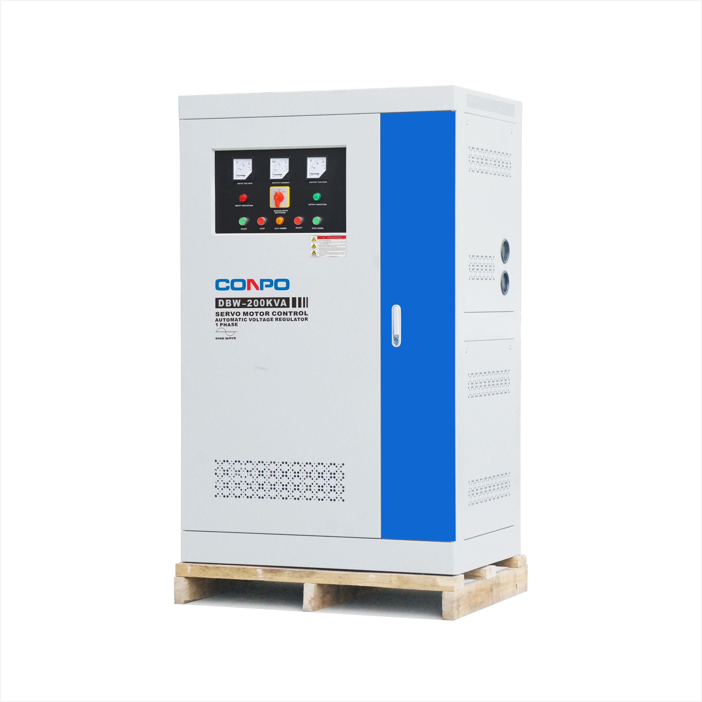 DBW-150KVA, 180KVA, 200KVA  1Phase Industrial-grade Automatic Voltage Regulator/Stabilizer