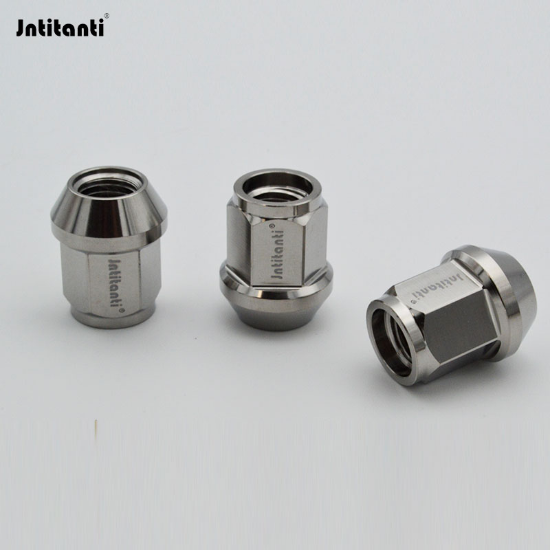 Jntitanti钛合金汽车轮毂螺帽螺母后园开口M12*1.25