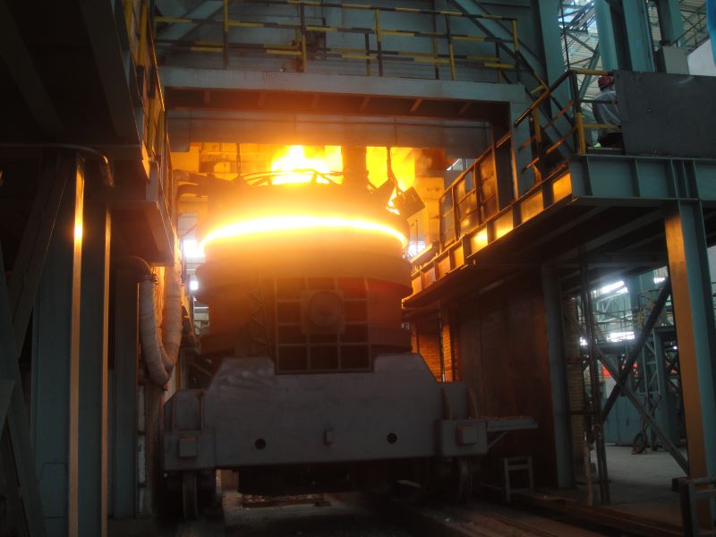 内蒙古乌海80吨精炼炉1