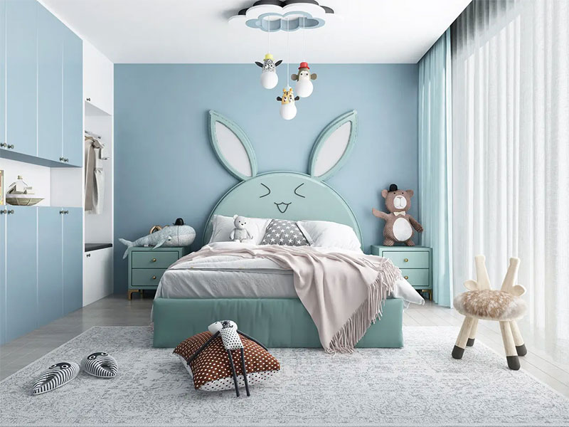 Smart layout of children's room wishes baby healthy growth