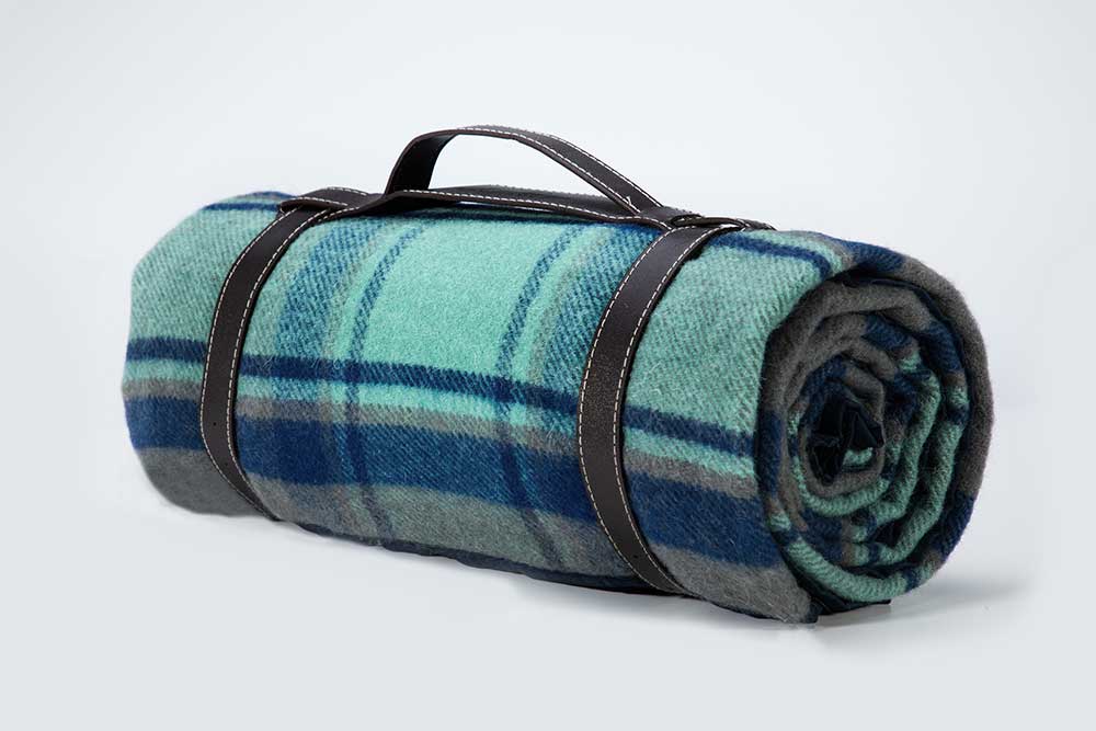 野餐毯50%羊毛50%涤纶 150x200cm 300gsm
