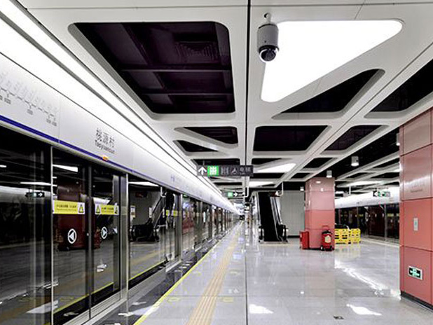 Китай, Шэньчжэнь линии метро 7 городского освещения, специальные светодиодные фонари
