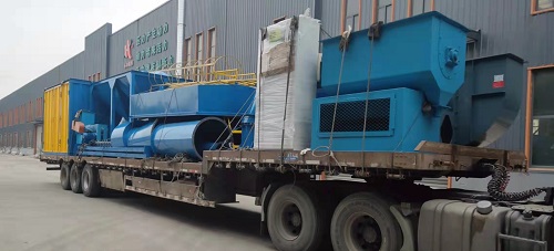 Yunnan Tonghai Q37100 hook type shot blasting machine 2nd vehicle shipped
