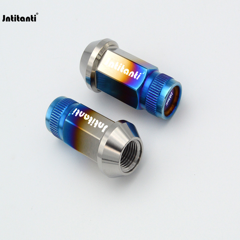 Jntitanti factory cone seat Gr,5 titanium whee rim nut M14*1.25mm