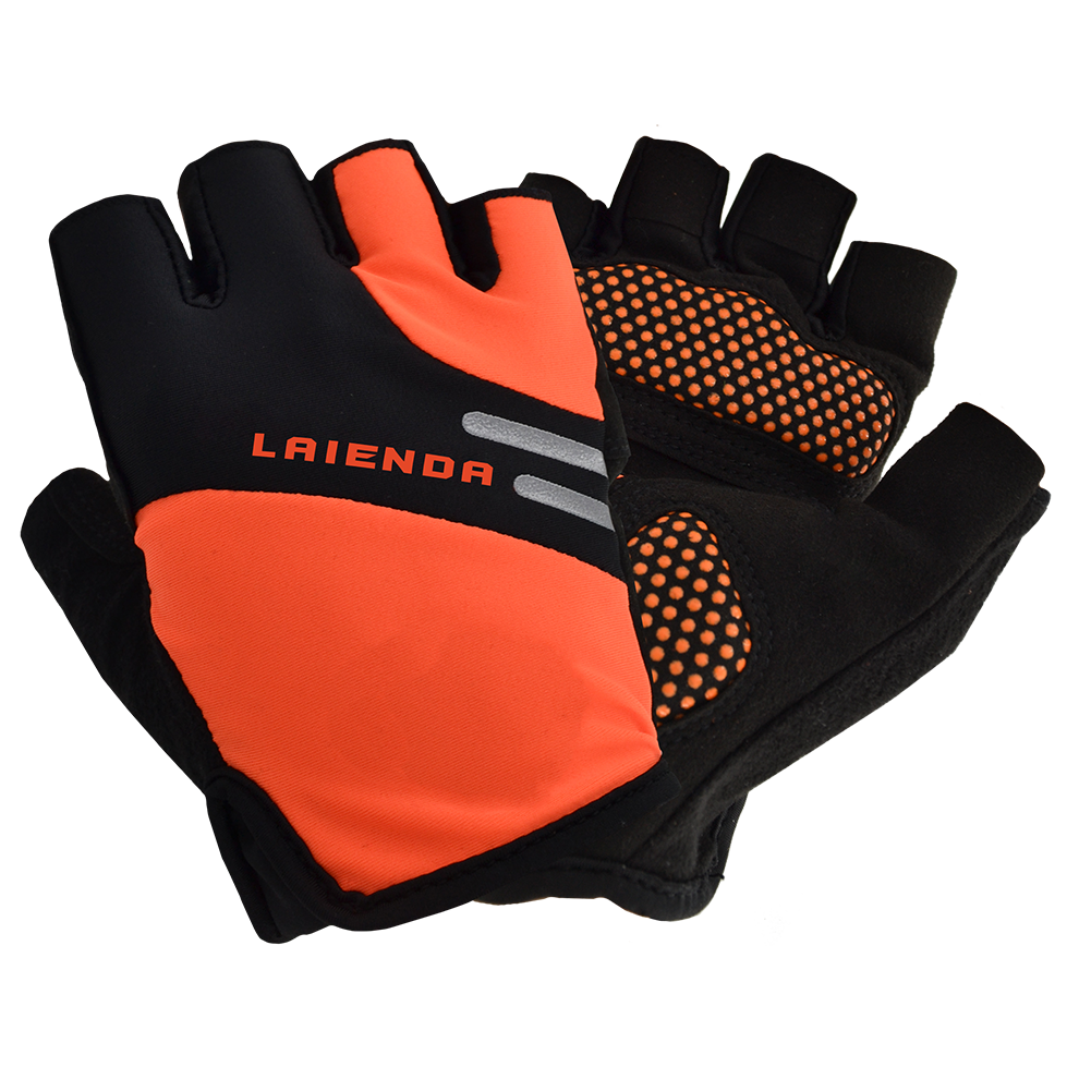 Breathable half-finger sports gloves