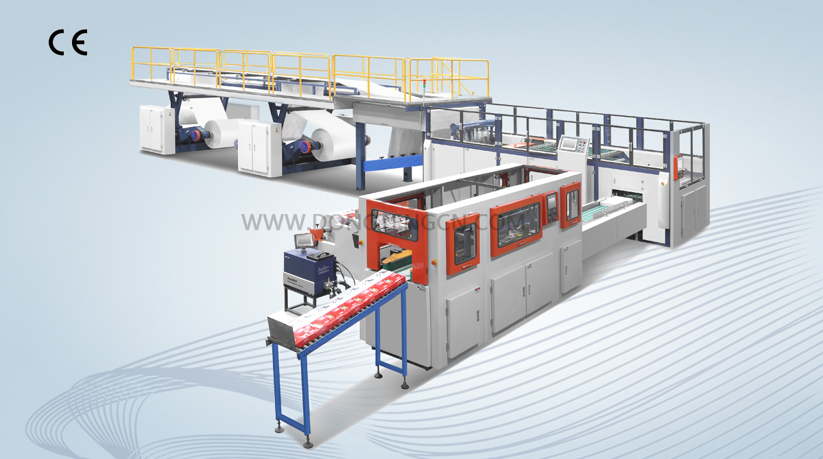 DTCP-A4-40 Automatic A4 Copy Paper Cutting & Ream Wrapping Machine 