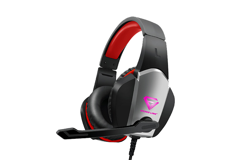 Custom Wired Backlit Gaming 7.1 Stereo Headset with Mic