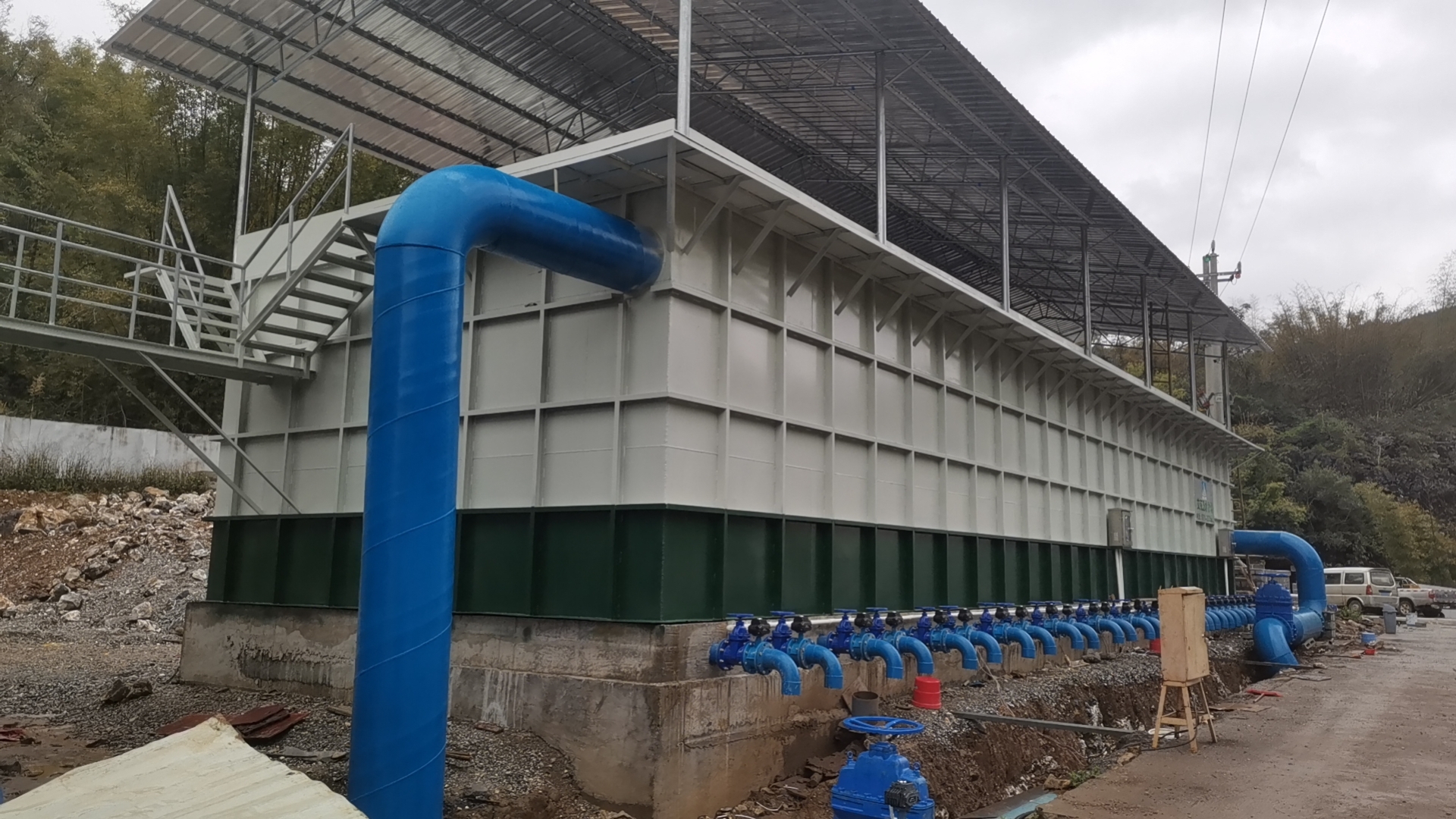农投集团忻城自来水公司1.5万吨天一体化净水设备