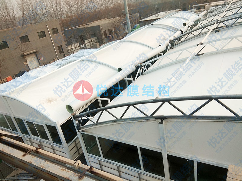 北京河東再生水廠-MBR膜結構工程