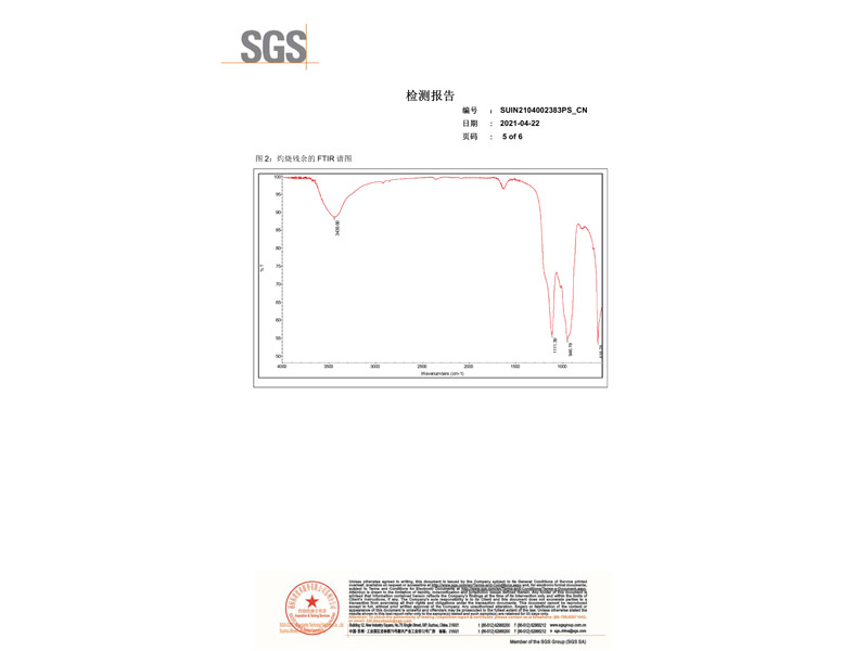 SGS凝胶检测报告