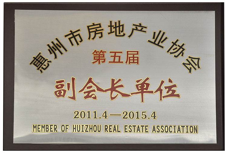 惠州市房地产业协会副会长单位