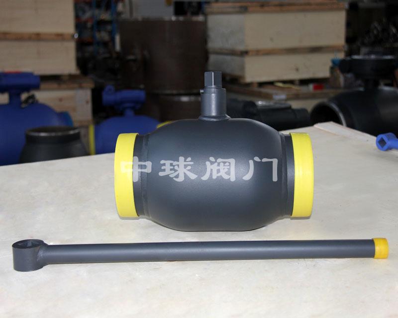 Handle type fully welded ball valve Q61F DN125