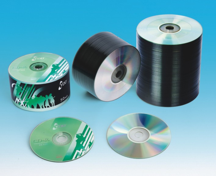 Non-printing / printing blister packaging CD-R