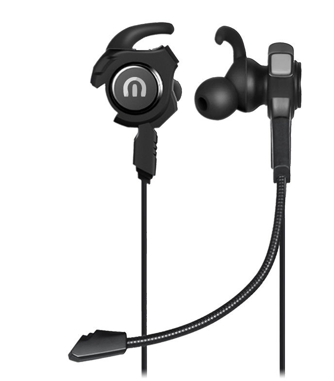 Gaming earphone with detachable MIC
