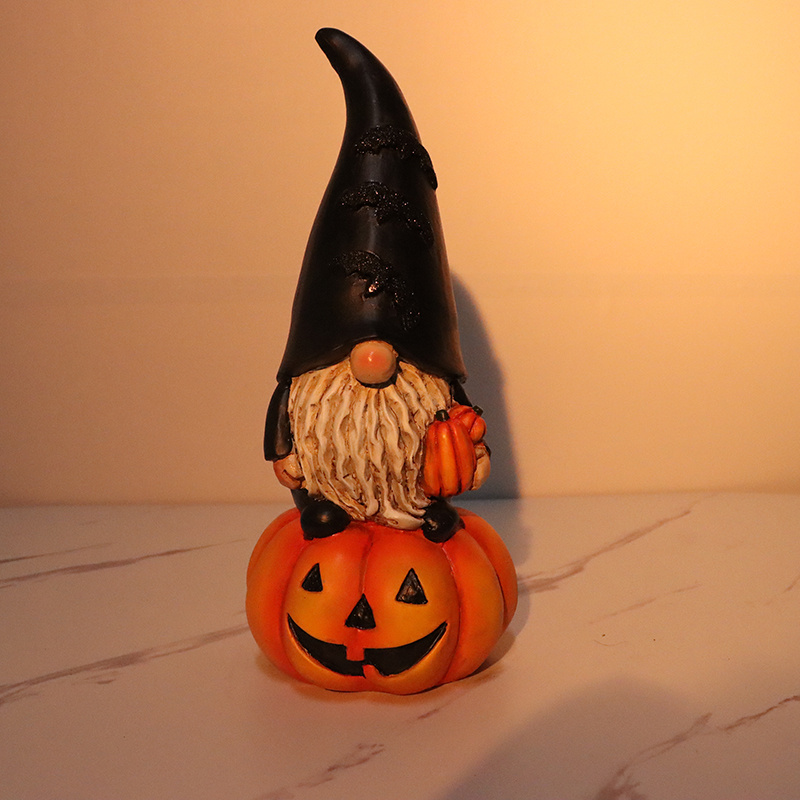 Harvest Halloween Party Garden Animated Haunted House Party Prop Decoration Fall Harvest Gnome For Festival Decoration