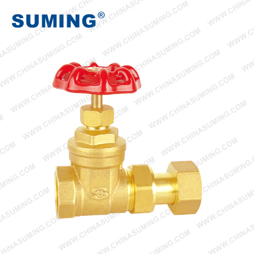 Quick-connect Brass Gate Valve In Front of Gaufe