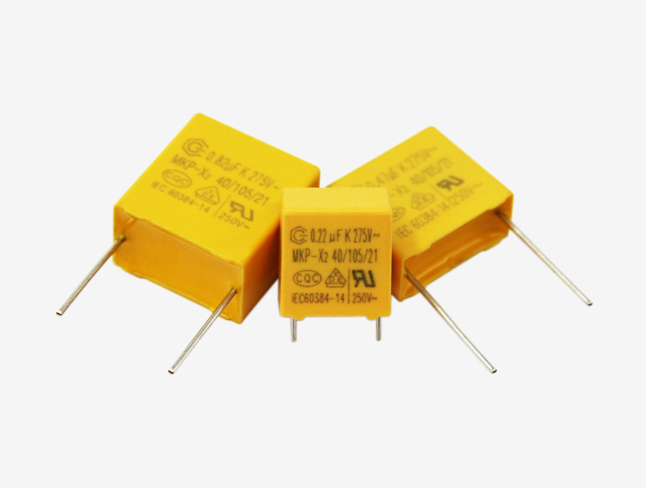 Fixed capacitors for use in electronic equipment