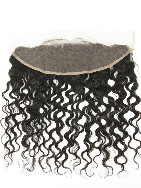 Indian Remy Hair 14" Natural Curly Natural Color Lace Frontal WR-LF-017
