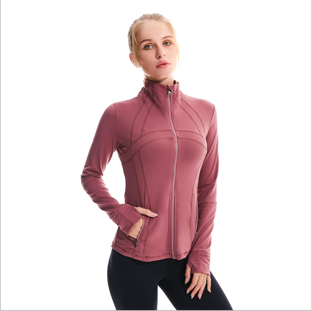 JC76  Eation wholesale women sportswear Workout Skinny soft  yoga jackets