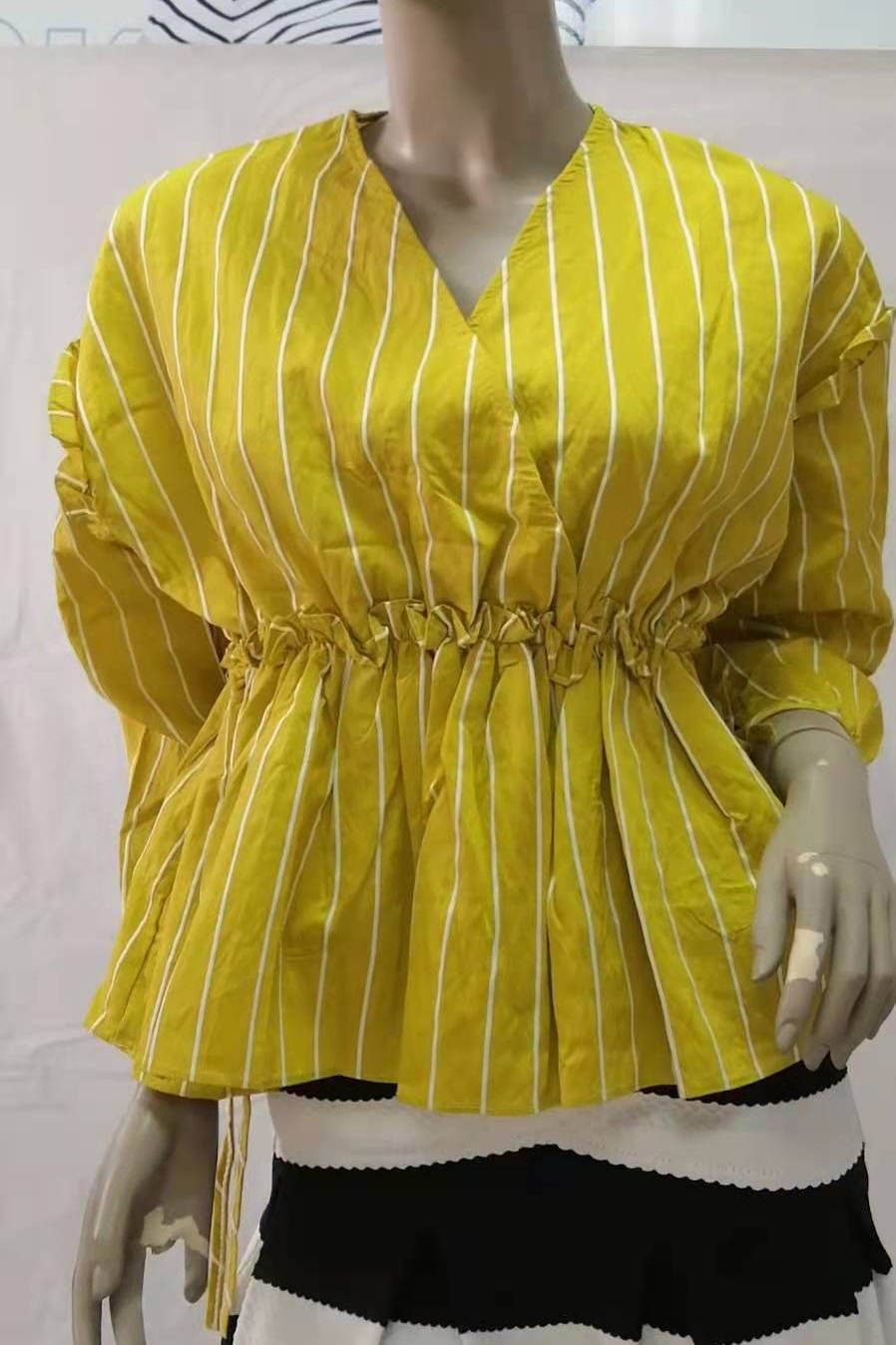 Yellow striped top