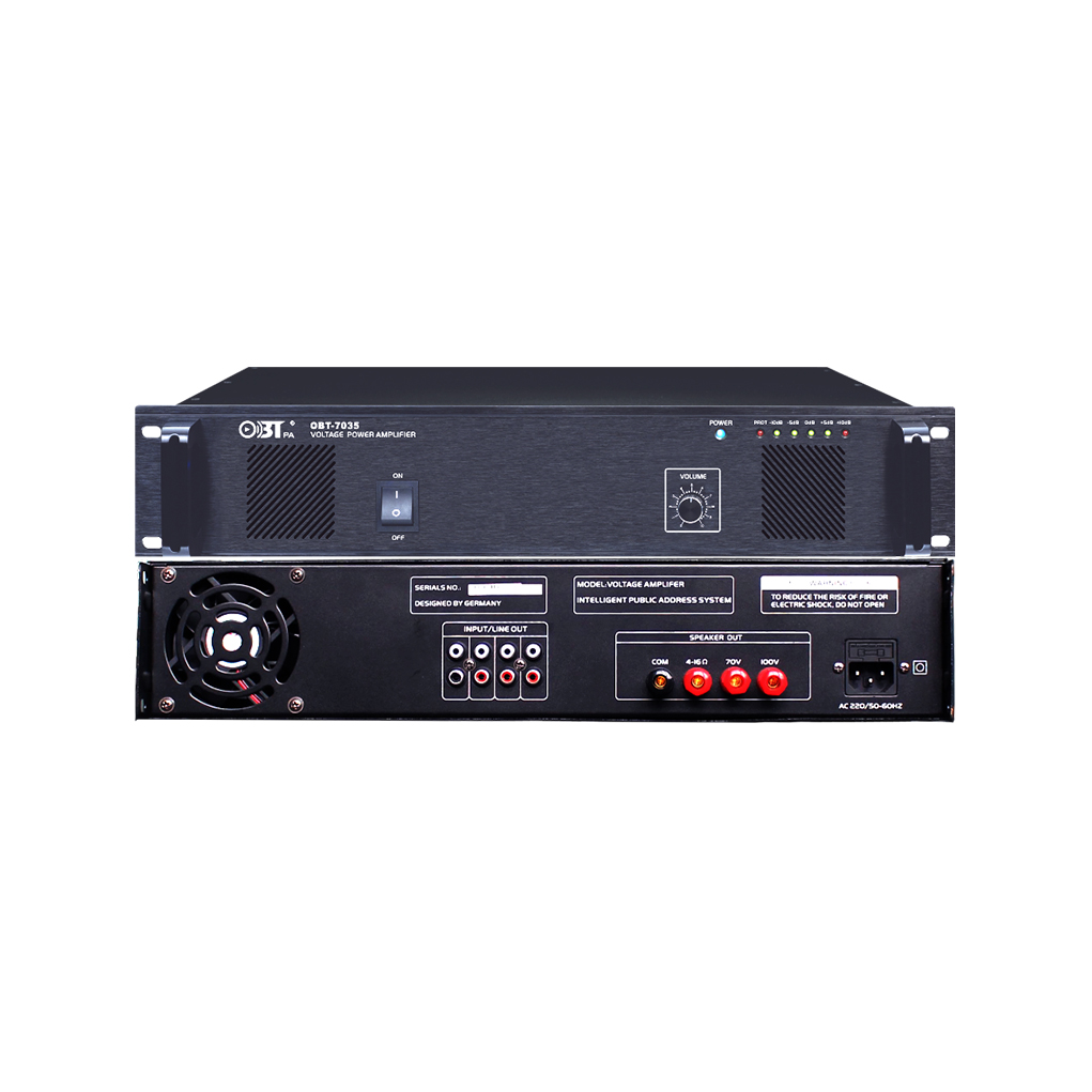  OBT-7035 Background Commercial Sound System PA Professional Audio Power Amplifier 