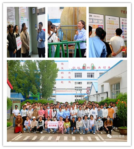 School-enterprise linkage, industry-education integration ---College students and teachers visit Yuhong