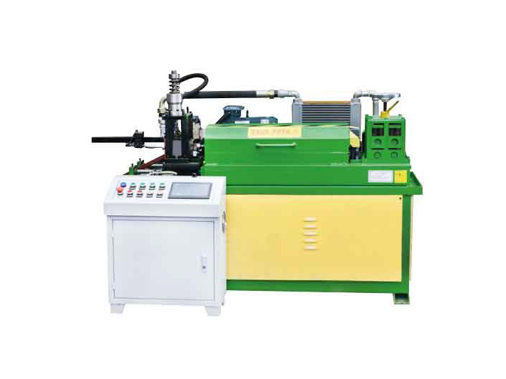 Hydraulic cutting and straightening machine