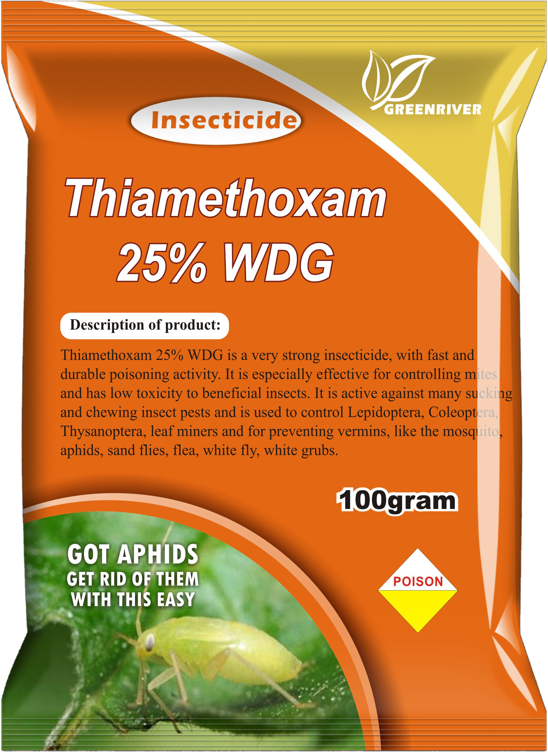 Thiamethoxam 25%WDG Organic Insecticide cas 153719-23-4
