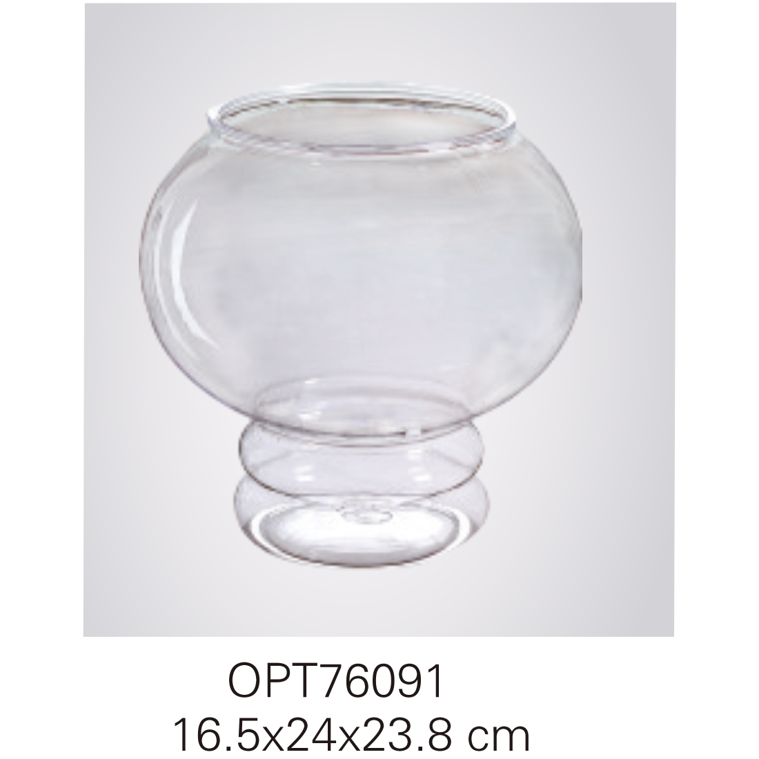 OPT76091 16.5x24x23.8cm fishbowls