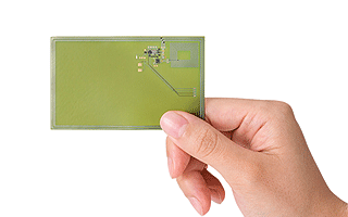 开发出针对电子卡的高电力受电无线供电技术