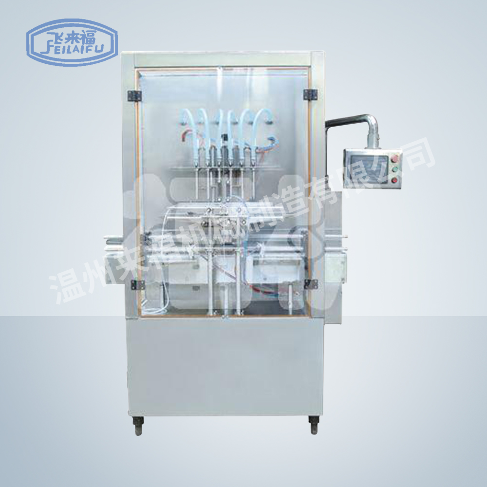 Automatic linear liquid filling machine