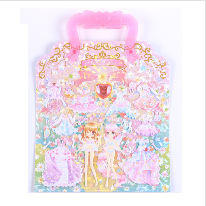 SL-AAK Portable Princess Dress Up Sticker