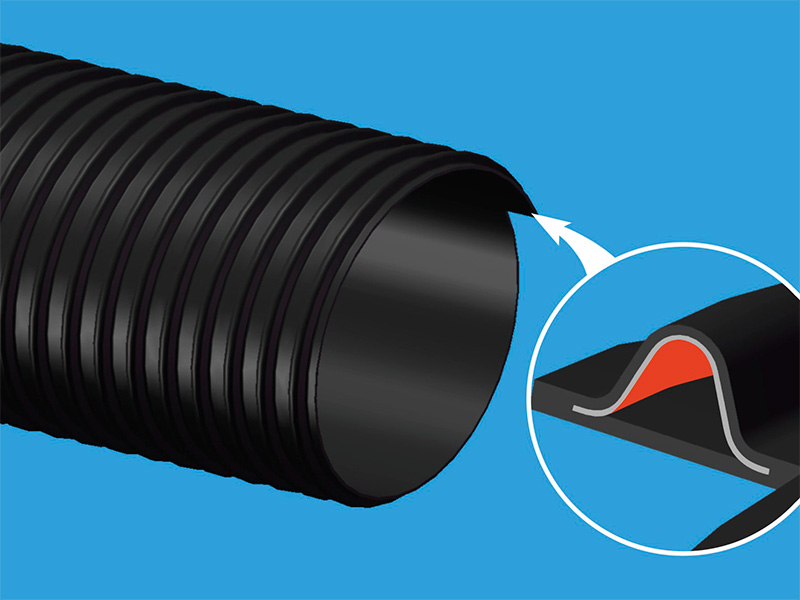 埋地排水用钢帯増强聚乙烯(PE)螺旋波纹管