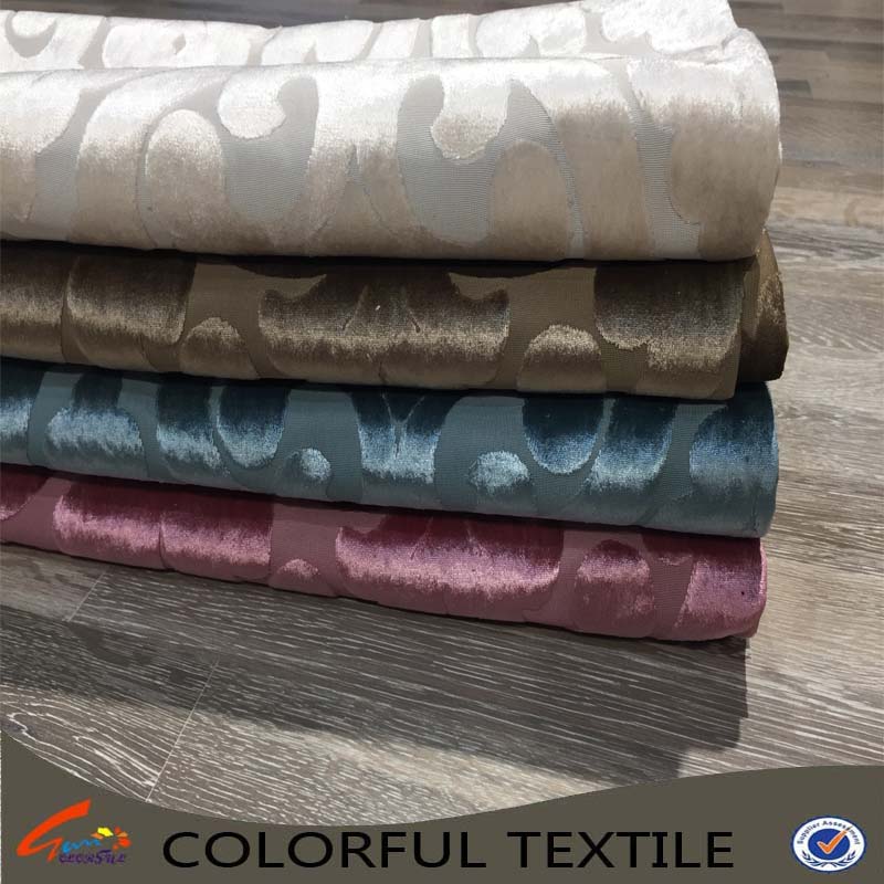 colorful textile circle machine jacquard fabric for sofa 