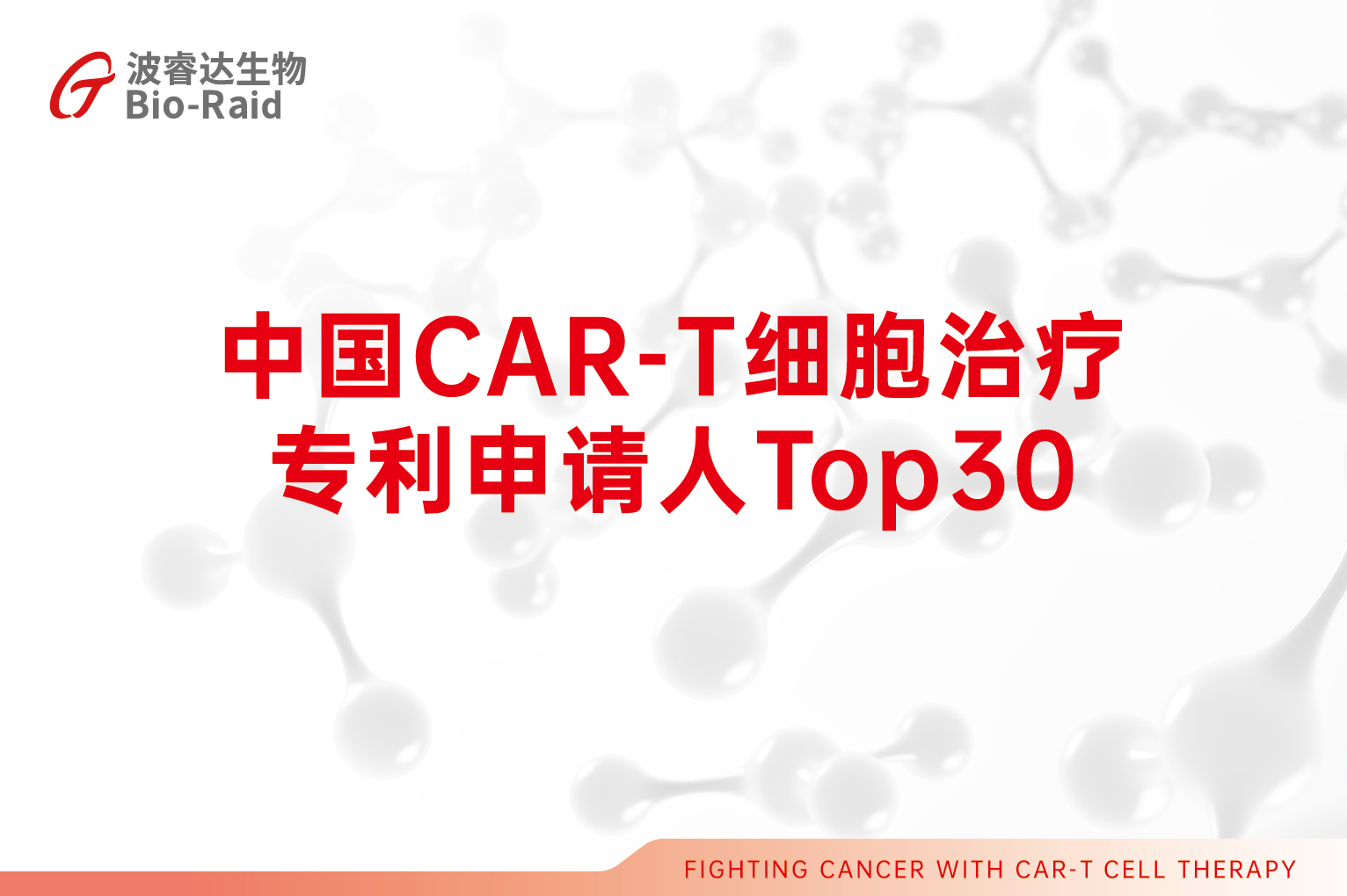 波睿达生物荣登2022中国CAR-T细胞治疗专利申请人Top30榜单第10位