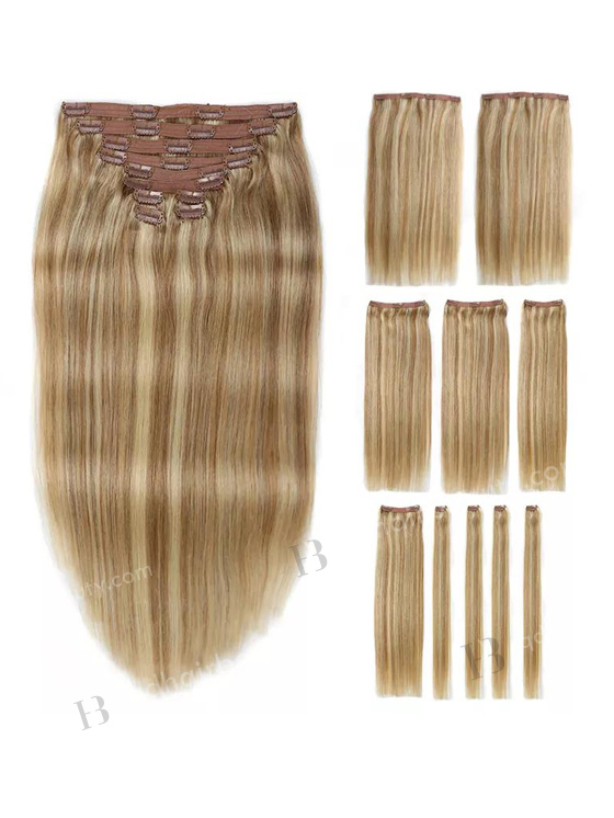 Top Quality Human Hair Clip in Hair Extensions WR-CW-002