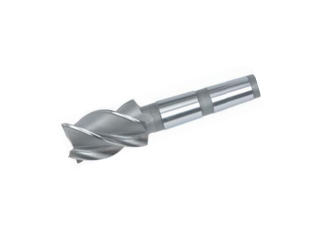 Morse taper shank end milling cutter (secondary back Angle)