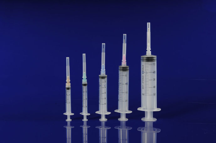 Disposable syringe Luer lock(3 parts)