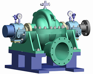 XSR单级双吸热网循环泵