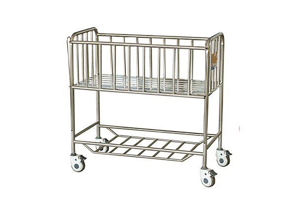A-22 stainless steel new born baby hospital bed