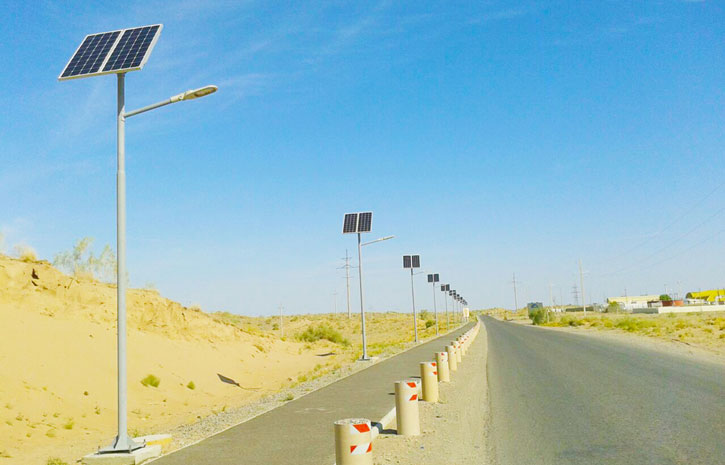 Pakistan, Town Road Lighting, 9300 Sets Integrated Solar Street Lights 60W