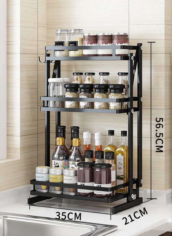 S.S collapsible spice rack 