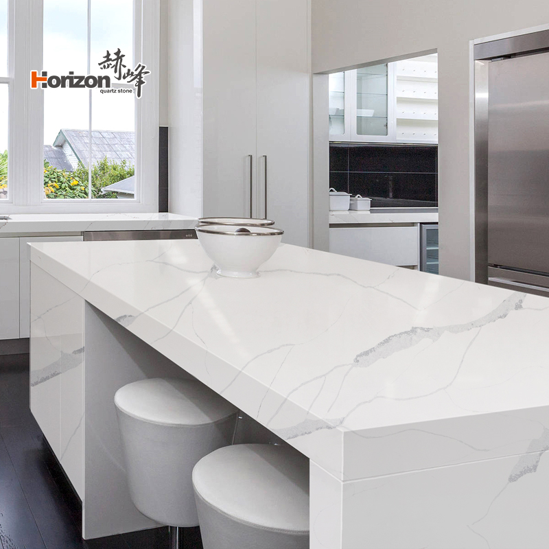Horizon quartz foshan quartz stone slab  quartz stone countertops countertops for kitchens