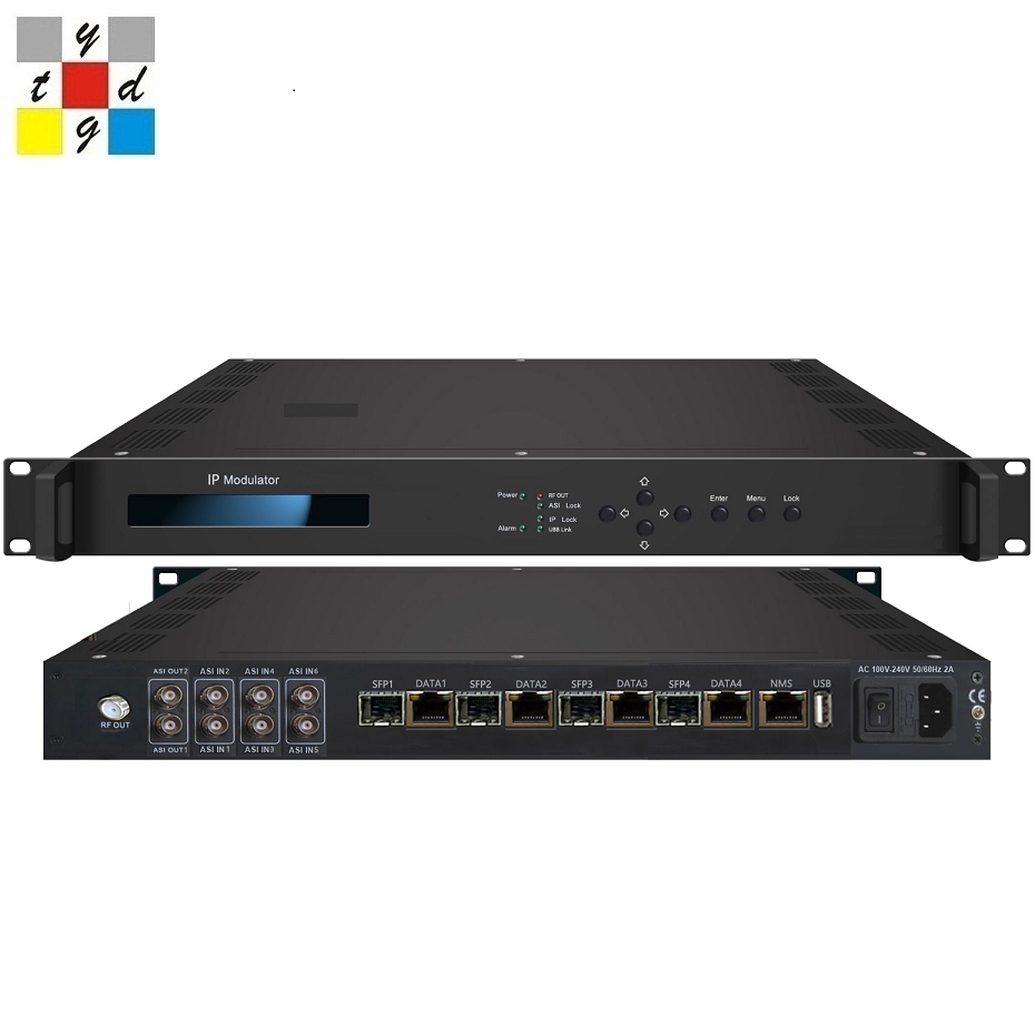 3308M New upgrade IP input to Modulator(ATSC、ISDBT、DTMBT、DVB-C/-T)、ASI output